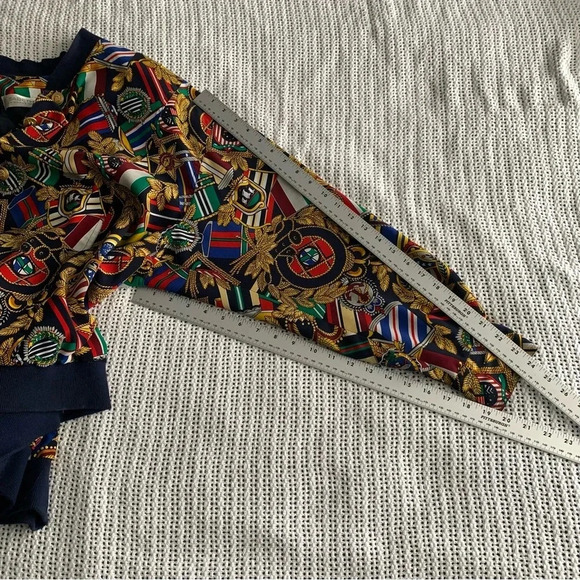 VTG Liz Claiborne Bomber Jacket Nautical Preppy Equestrian Old Money SZ 16 1X - Picture 15 of 15